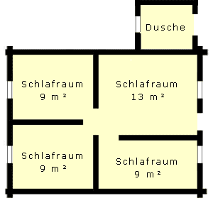 Obere Hütte, Skizze